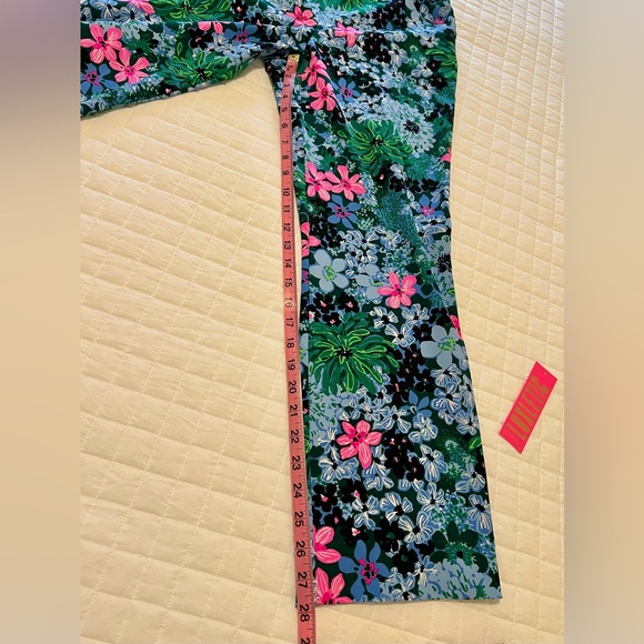 New Lilly Pulitzer UPF 50+ Luxletic 28" Alston High Rise Pant - Picture 10 of 12